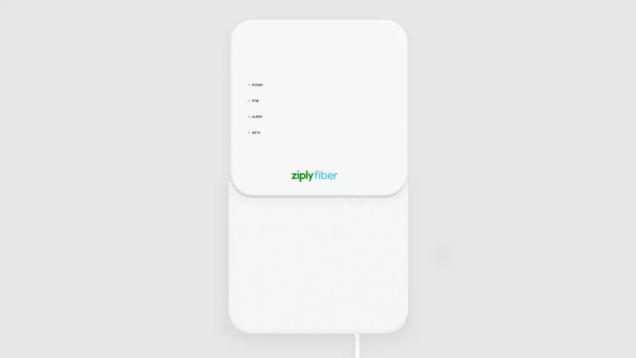Image of a Ziply Fiber Optican Network Terminal (ONT(